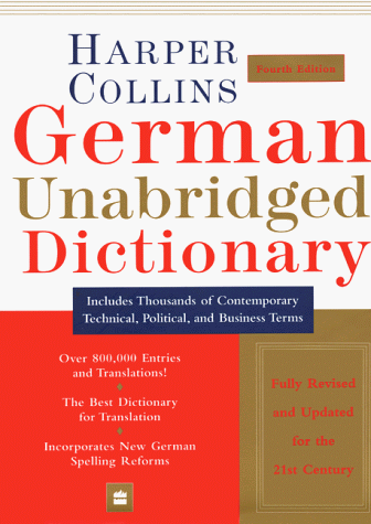 9780062702357: Collins German English English German Dictionary/Pons Collins Grobworterbuch Fur Experten Und Universitat, Deutsch Englisch Enclisch Deutsch: Unabridged (Harpercollins Unabridged Dictionaries)