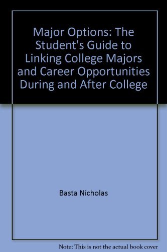 9780062715067: Major options: The student's guide to linking college majors and career oppor...