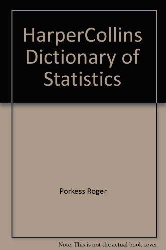 Beispielbild fr HarperCollins Dictionary of Statistics zum Verkauf von HPB-Red