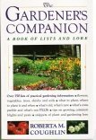 Beispielbild fr The Gardener s Companion - A Book Of Lists And Lore zum Verkauf von Terrace Horticultural Books