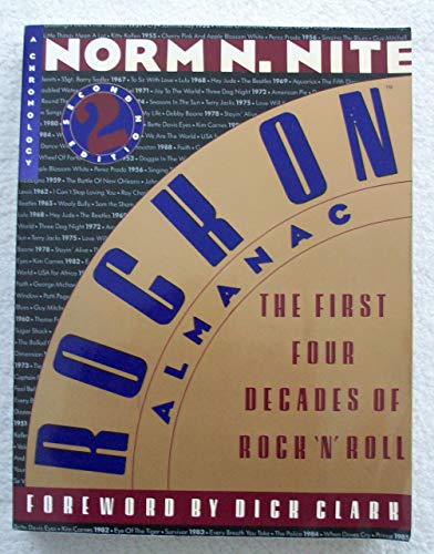 Beispielbild fr Rock on Almanac: The First Four Decades of Rock 'n' Roll: A Chronology zum Verkauf von ThriftBooks-Dallas