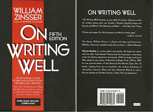Imagen de archivo de On Writing Well: An Informal Guide to Writing Nonfiction a la venta por Indiana Book Company
