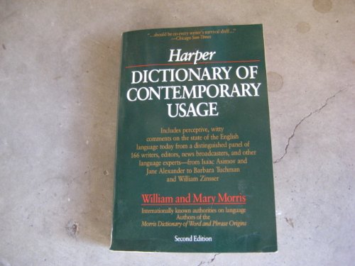 Imagen de archivo de Harper Dictionary of Contemporary Usage a la venta por Gulf Coast Books