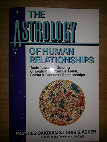 Beispielbild fr Astrology of Human Relationships zum Verkauf von HPB-Diamond