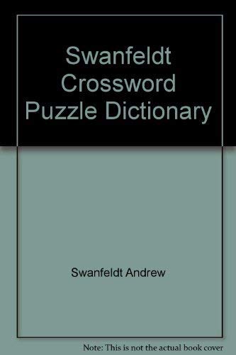 9780062720344: Swanfeldt Crossword Puzzle Dictionary