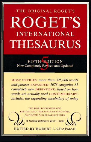 Stock image for Roget's International Thesaurus for sale by Pelican Bay Books