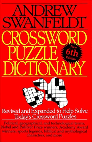 9780062720535: Crossword Puzzle Dictionary: Sixth Edition