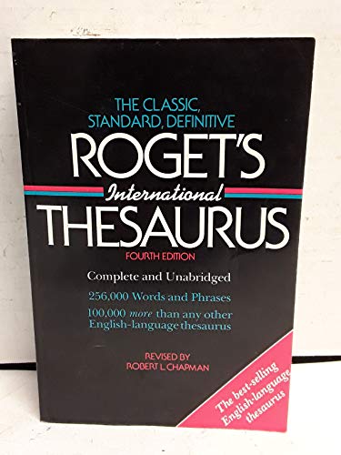 Stock image for Roget's International Thesaurus for sale by ThriftBooks-Atlanta