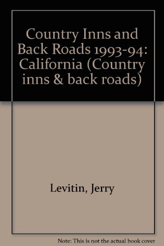 9780062731951: Country Inns and Back Roads: California 1993-1994