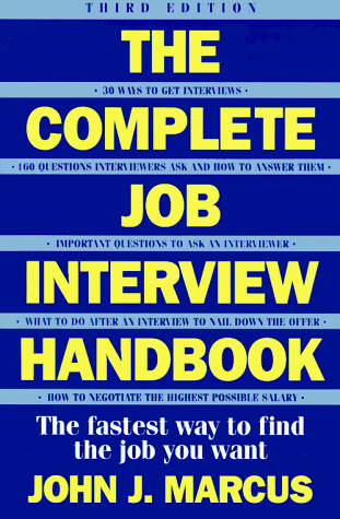 Beispielbild fr The Complete Job Interview Handbook zum Verkauf von SecondSale