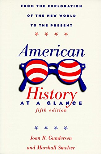 Beispielbild fr American History at a Glance: Fifth Edition zum Verkauf von Wonder Book
