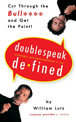 9780062734129: Doublespeak Defined: Cut Through the Bull**** and Get the Point!