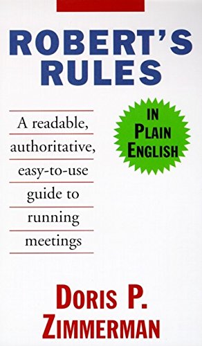 Imagen de archivo de Robert's Rules in Plain English a la venta por Gulf Coast Books