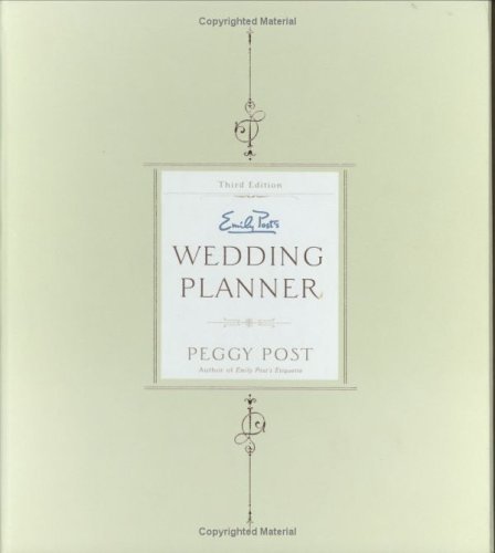 9780062735201: Emily Post's Wedding Planner