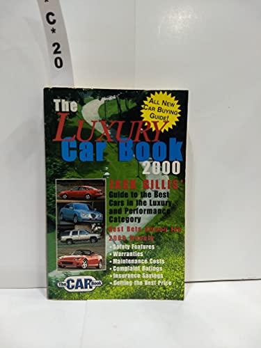 Stock image for The Luxury Car Book 2000 for sale by Wonder Book