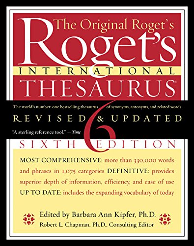 9780062736932: Roget's International Thesaurus, 6th Edition