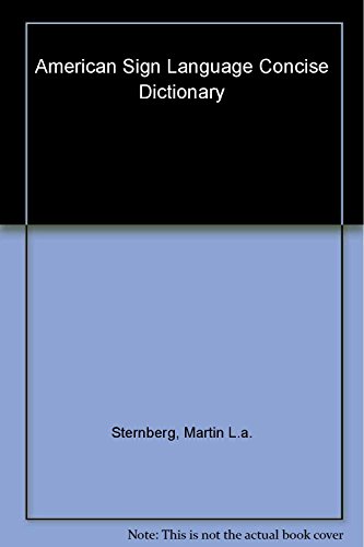 Beispielbild fr American Sign Language Concise Dictionary: Revised Edition zum Verkauf von Wonder Book