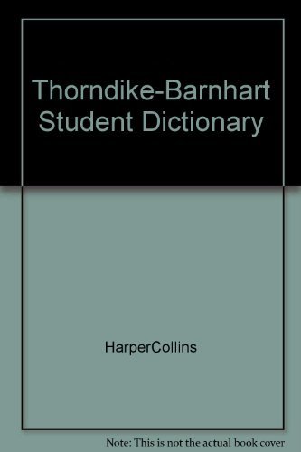 Stock image for Thorndike-Barnhart student dictionary for sale by HPB-Emerald