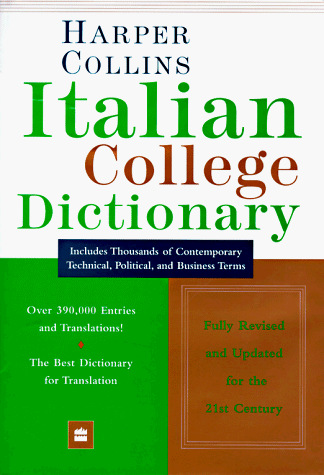 Stock image for Harper Collins Italian College Dictionary for sale by More Than Words