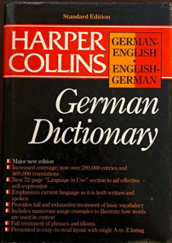Stock image for HarperCollins German Dictionary : Standard Edition for sale by Better World Books: West