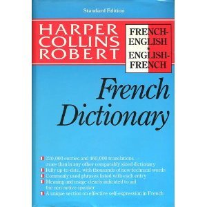 Harpercollins Robert French English Dictionary Standard