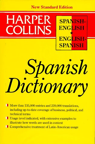 Stock image for Collins Spanish English English Spanish Dictionary/New Standard (HarperCollins Bilingual Dictionaries) for sale by Ergodebooks