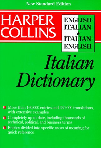 Beispielbild fr HarperCollins Italian Dictionary New Standard Edition zum Verkauf von ThriftBooks-Atlanta