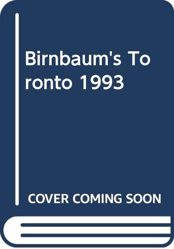 Stock image for Birnbaum's Toronto 1993 for sale by Better World Books