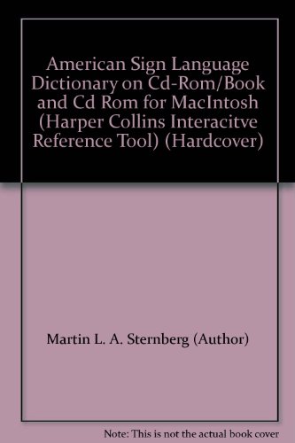 9780062790163: American Sign Language Dictionary on Cd-Rom/Book and Cd Rom for MacIntosh (Harper Collins Interacitve Reference Tool)