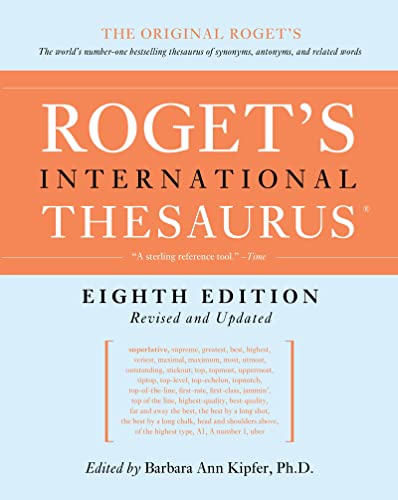 Beispielbild fr Roget's International Thesaurus, 8th Edition zum Verkauf von Blackwell's