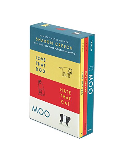 Stock image for Sharon Creech 3-Book Box Set: Love That Dog, Hate That Cat, Moo for sale by Friends of  Pima County Public Library