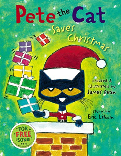 Beispielbild fr Pete the Cat Saves Christmas : A Christmas Holiday Book for Kids zum Verkauf von Better World Books