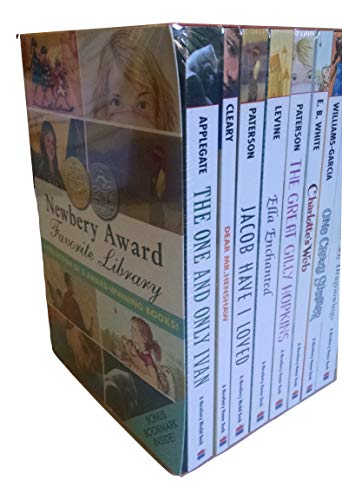 Imagen de archivo de Newbery Award Favorite Library 8 Book Box Set : Charlotte's Web, The One and Only Ivan, Ella Enchanted, Dragonwings+ a la venta por HPB Inc.
