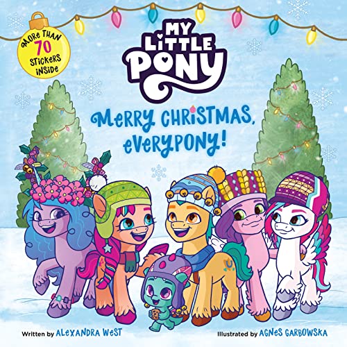 Beispielbild fr My Little Pony: Merry Christmas, Everypony!: Includes More Than 50 Stickers! A Christmas Holiday Book for Kids zum Verkauf von Jenson Books Inc