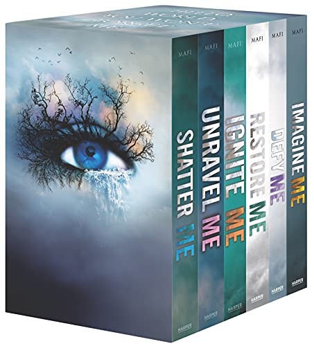 Beispielbild fr Shatter Me Series 6-Book Box Set: Shatter Me, Unravel Me, Ignite Me, Restore Me, Defy Me, Imagine Me zum Verkauf von BooksRun