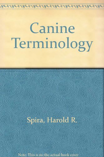 Stock image for Canine Terminology for sale by Books-R-Keen