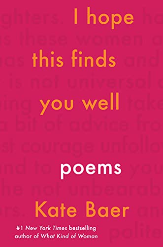 Beispielbild fr I Hope This Finds You Well : Poems zum Verkauf von Better World Books