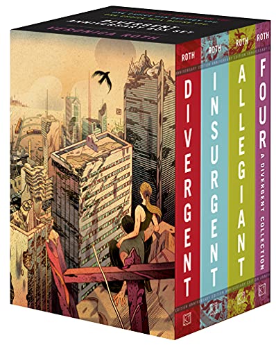 Stock image for Divergent Anniversary 4-Book Box Set: Divergent, Insurgent, Allegiant, Four (Divergent Series) for sale by HPB-Emerald
