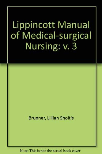 Stock image for Lippincott Manual of Medical Surgical Nursing for sale by MusicMagpie