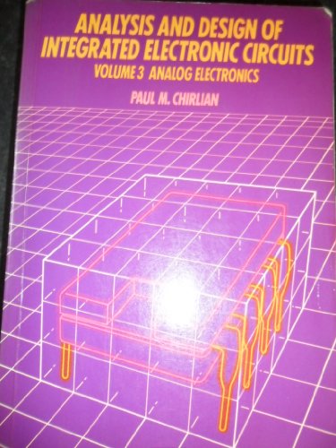 Stock image for Semiconductor Devices (v. 1) (Analysis and Design of Integrated Electronic Circuits) for sale by Goldstone Books