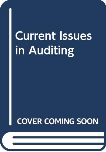 Current Issues in Auditing (9780063183018) by Kent, David; Sherer, Michael