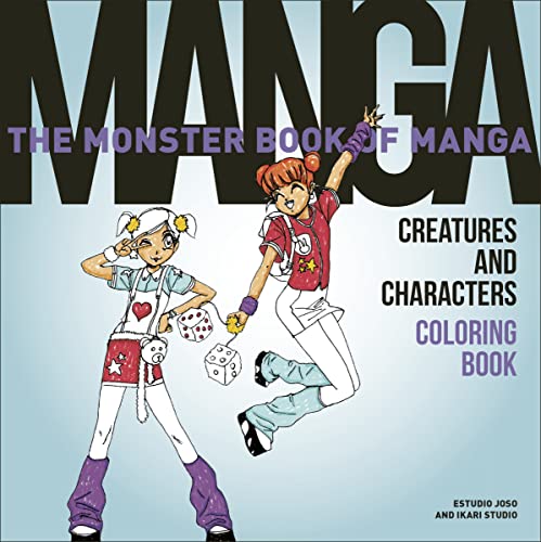 9780063306066: The Monster Book of Manga Creatures and Characters Coloring Book