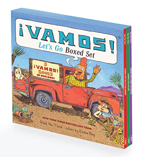 Stock image for Vamos! Let's Go 3-Book Paperback Picture Book Box Set: ?Vamos! Let's Go to the Market, ?Vamos! Let's Go Eat, and ?Vamos! Let's Cross the Bridge (World of ?Vamos!) for sale by SecondSale