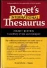 Beispielbild fr Roget's International Thesaurus (Harper Colophon Book) zum Verkauf von Ergodebooks
