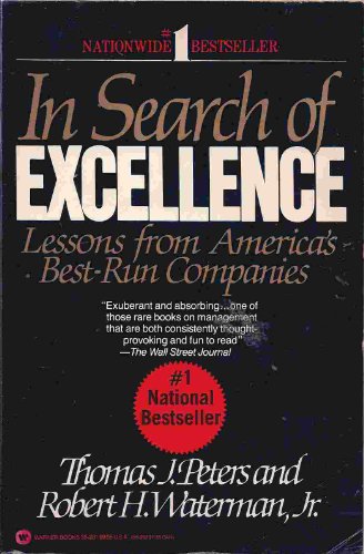 Imagen de archivo de In Search Of Excellence - Lessons From America's Best-run Companies a la venta por ThriftBooks-Atlanta