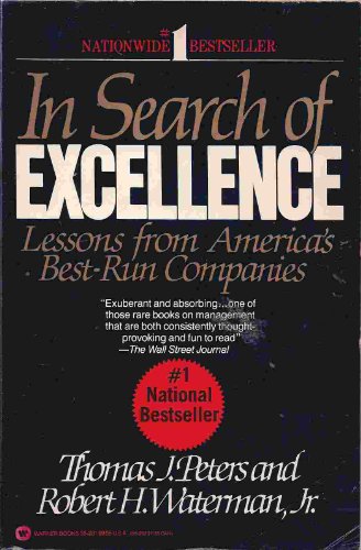 Stock image for In Search Of Excellence - Lessons From America's Best-run Companies for sale by SecondSale