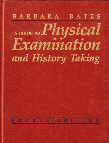 Imagen de archivo de A Guide to Physical Examination and History Taking a la venta por Better World Books Ltd