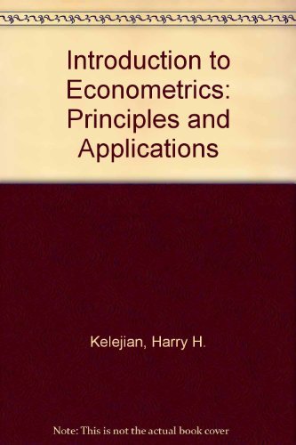 Stock image for Introduction to Econometrics: Principles and Applications for sale by AwesomeBooks
