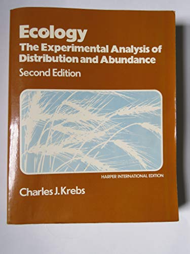 9780063503977: Ecology: The Experimental Analysis of Distribution and Abundance