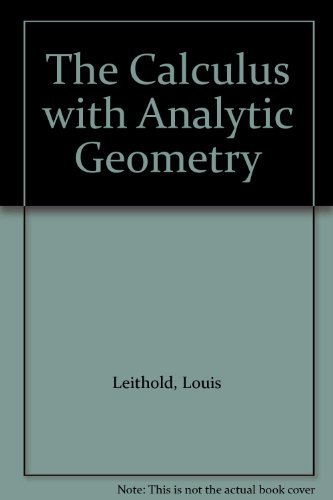 9780063503991: Calculus with Analytic Geometry